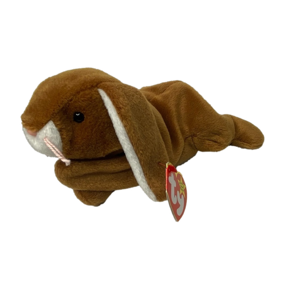 TY Beanie Babies Ears Rabbit w Manny hang tag error Original Beanie Baby Vintage